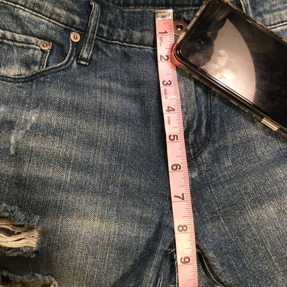 Pistola destroyed lightweight raw hem jeans 24 - Picture 6 of 6